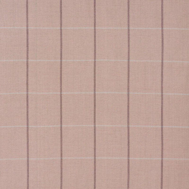 Tissu quadrillé Schumacher X Caroline Z Hurley, Rose