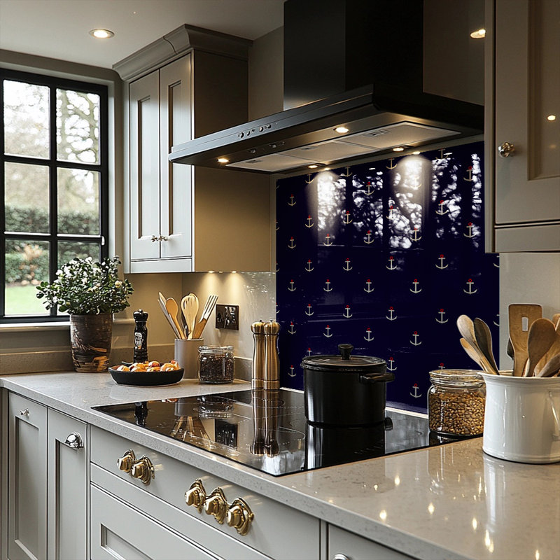 Anchors On Splash Back, 60cm L x 50cm W