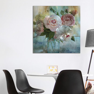 Peony Bouquet I by Nan - Painting on Canvas