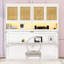 Lit escamotable avec armoire, bureau, lumières DEL et ports USB-811235460