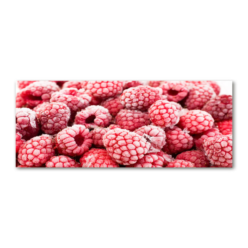 Frozen Raspberries - No Frame Print on Canvas