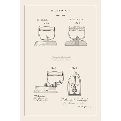 " Laundry Patent I " by Victoria Barnes