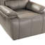 Fauteuil inclinable électrique en cuir véritable Carrina-216108346