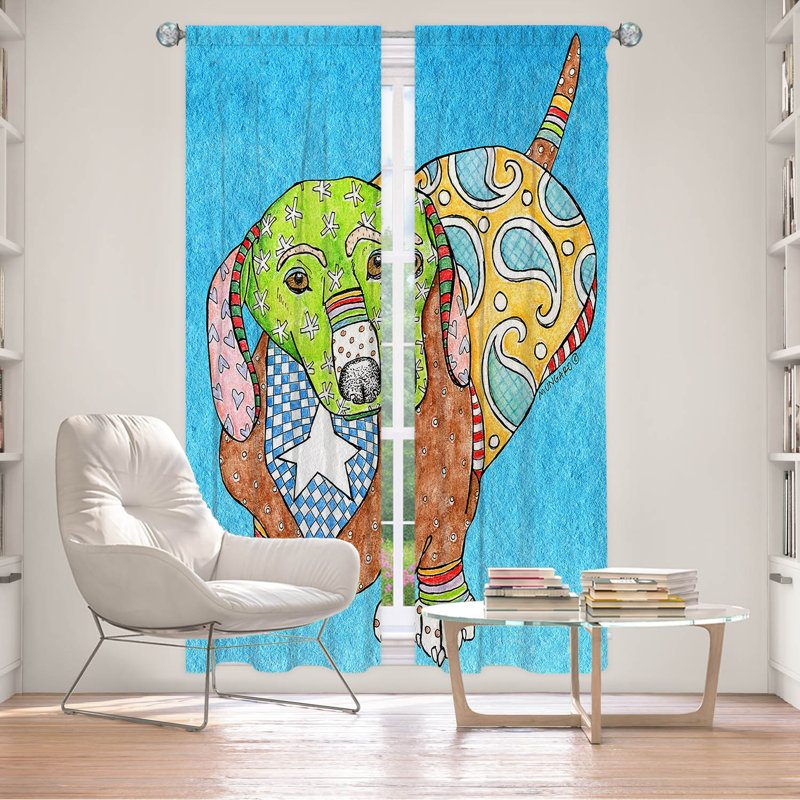 Paire de rideaux occultant en polyester Abdikarim, L 20 po x L 61 po