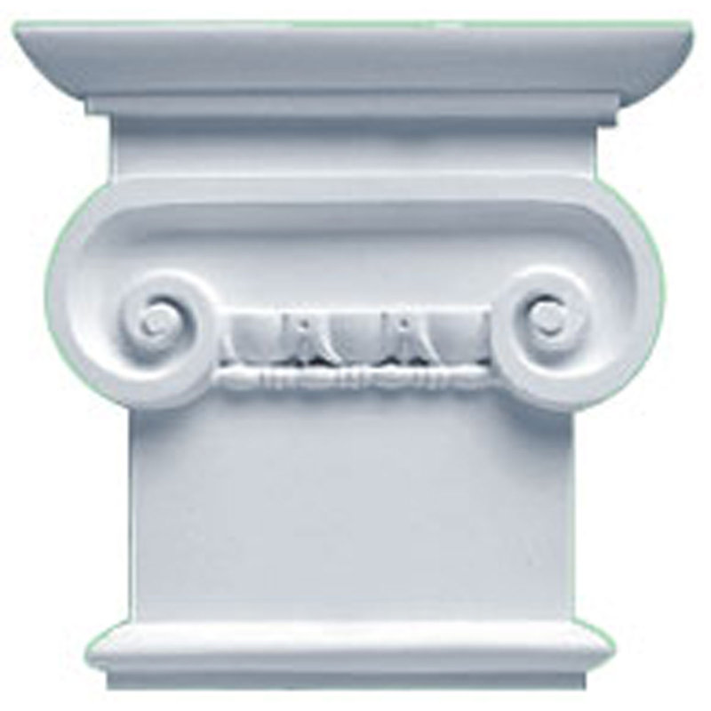 Classic Ionic Capital (Fits Pilasters up to 5 3/4"W x 5/8"D)