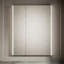 Maxstow Surface Mount Frameless Medicine Cabinet with LED Lighting-844834917-844834916
