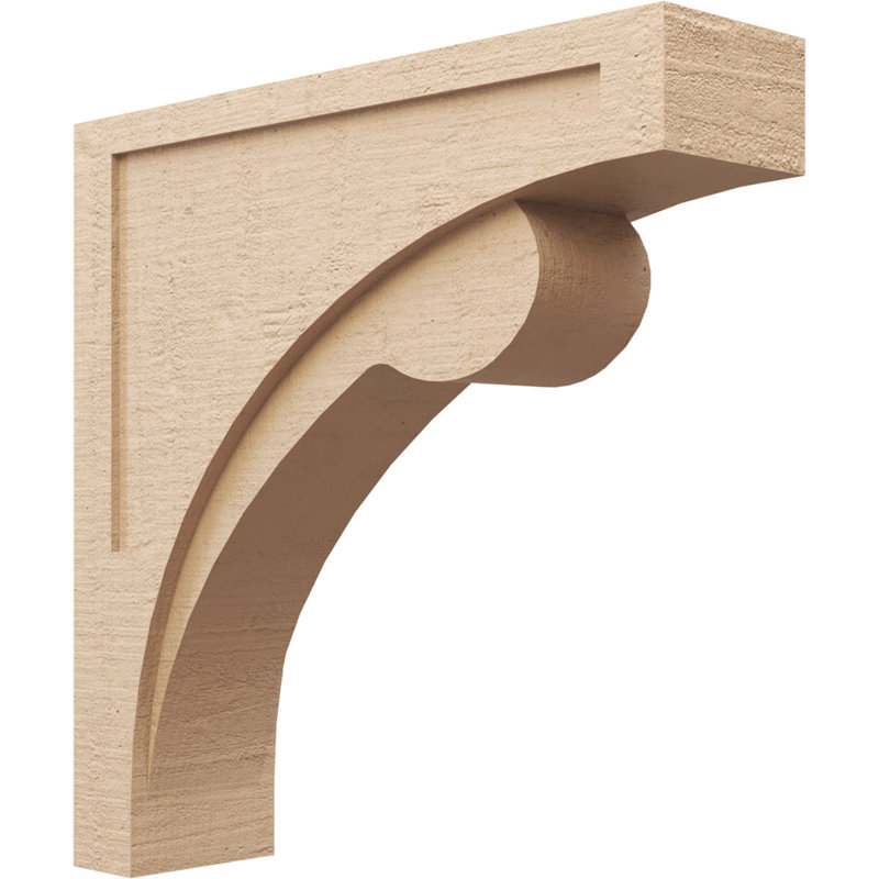 Bois de cèdre brut Viola TimberThane Corbel, apprêté brun clair, H 36 po x l 9 po x P 36 po
