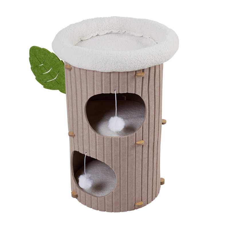 Fleece Nest Pet Bed