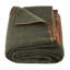 Wool Camping Blanket 64" x 88" Warm for Camping Hiking Travel Light Grey-108574499