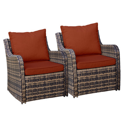  Chaises simples en aluminium pour 2 personnes