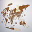 Wooden World Map Wall Art with Flag Stickers – 3D Layered Wood Décor & Travel Tracker-1604674383