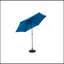 Parasol de table d'extérieur de qualité supérieure de 9 pi avec parasol inclinable et manivelle, parasol de marché 6 côtes robustes, terrasse, cour, piscine (base non incluse)-1007737978