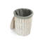 Wicker Round Laundry Hamper Basket with Lining-102478559-135728353