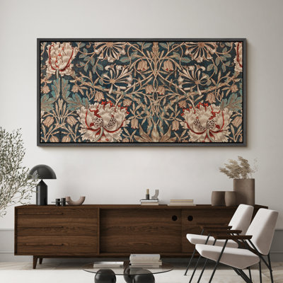 "Abstract Botanical" Elegant Victorian Classic Floral Rustic Extra Large