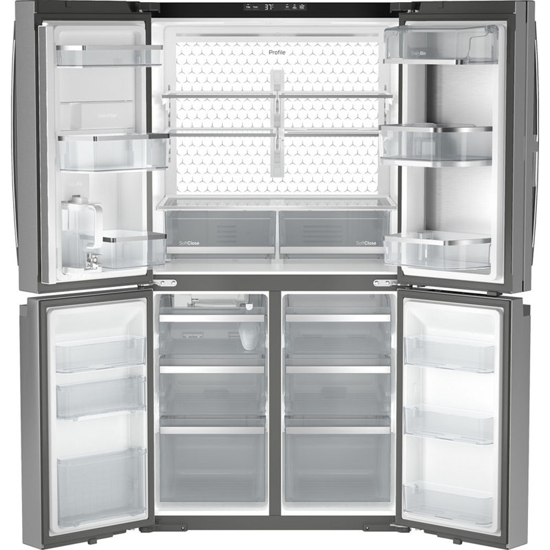 Profile 4-door French Door Refrigerator 28.4 Cu.ft. Stainless Steel - Pad28bytfs