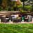4 Dark Brown Patio - Blend Cushions With Water- Tops Outdoor 4Pc Water
