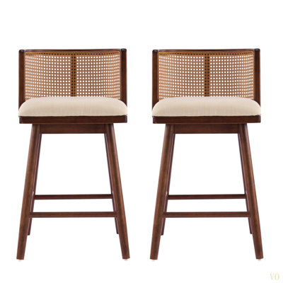 Tabouret de bar d'intérieur rembourré Talia
