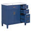 Meuble-lavabo 36 po avec comptoir en céramique-885214105