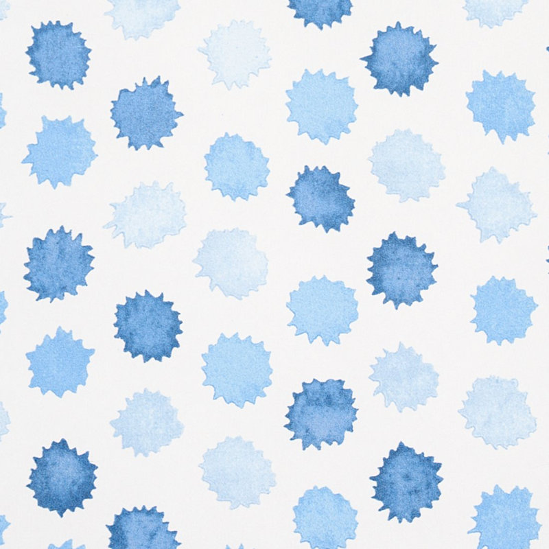 Papier peint Mini Bursts, Bleu