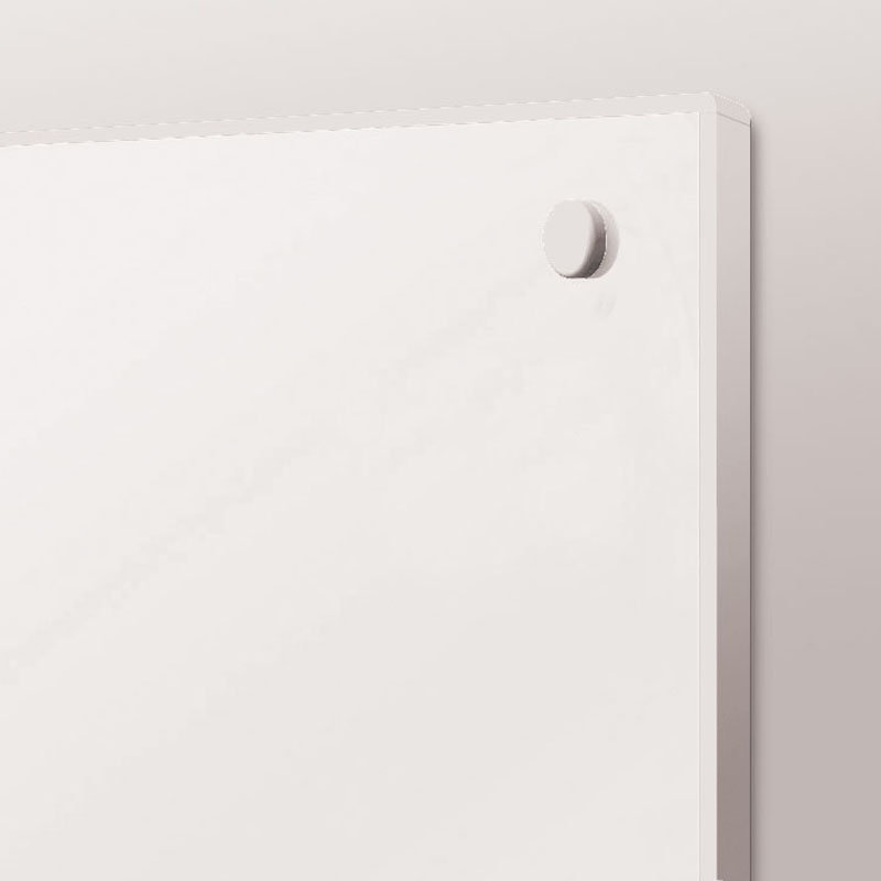 Wall Mounted Whiteboard, White, 120 cm H x 150 cm W