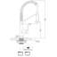 Pull Down Single Handle Kitchen Faucet with Accessories-87183577