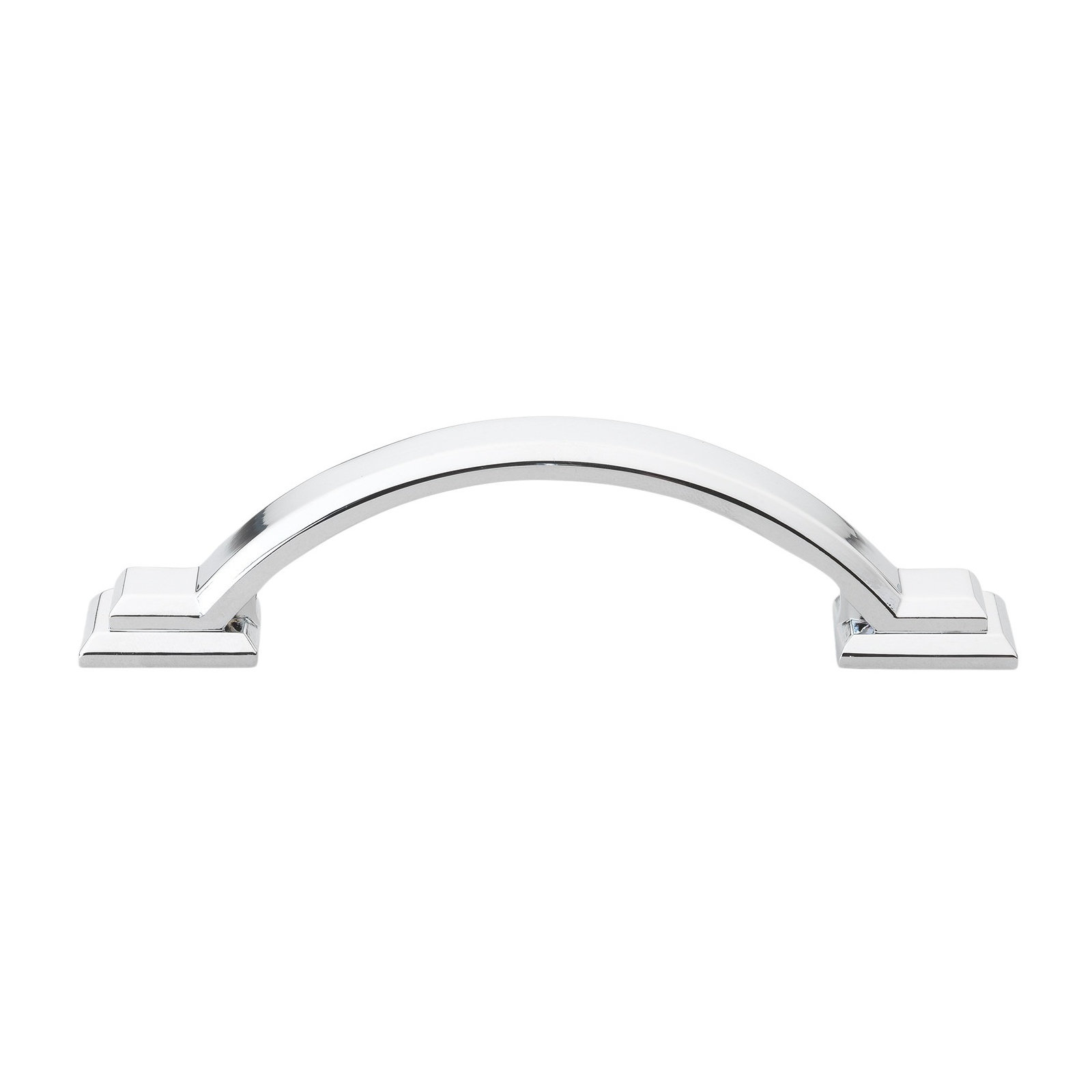3" Center to Center Arch Pull, Polished Chrome