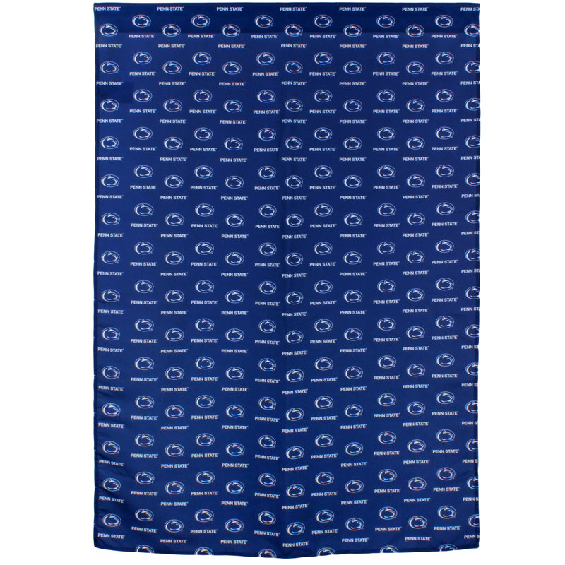 NCAA Semi Sheer Curtain Pair, 42" W x 63" L