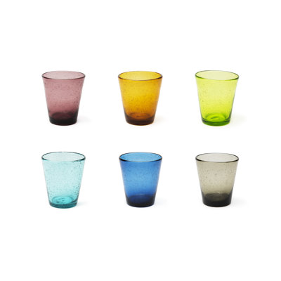 Excelsa Set Of 6 Glasses Clor Bubble 30 Cl