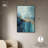 Navy Luster Veins II Canvas Print Blue Wall Decor by Art Remedy, Black Frame, 30 x 45-1106571830-1106571833