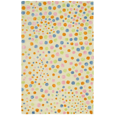 Tapis ivoire touffeté à la main Amier