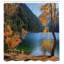Rideau de douche Clovis Autumn Lake and Mountain Decor-22597741