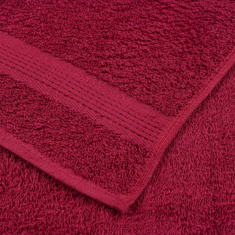 Samatar 100% Cotton Bath Towel, Bordeaux
