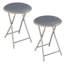 Tabouret pliant sans dossier de 18 po Aloy avec capacité de 225 lb, 2 paquets (blanc)-1839432223-1827130333
