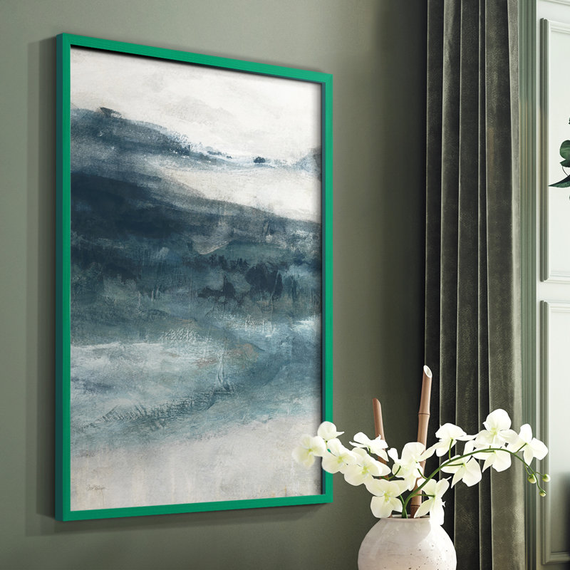 Reproduction encadrée, entrée privée I - bois massif, H 20 po x l 16 po, Cadre simple blanc