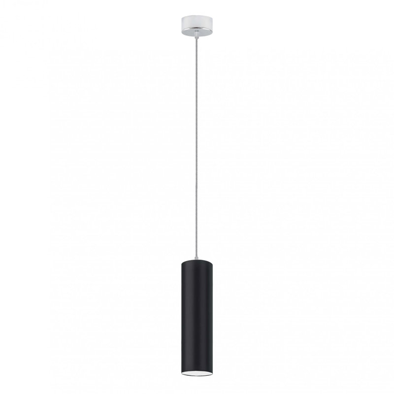 Murdoch 1 - Light Single Pendant, Brushed Nickel, Black