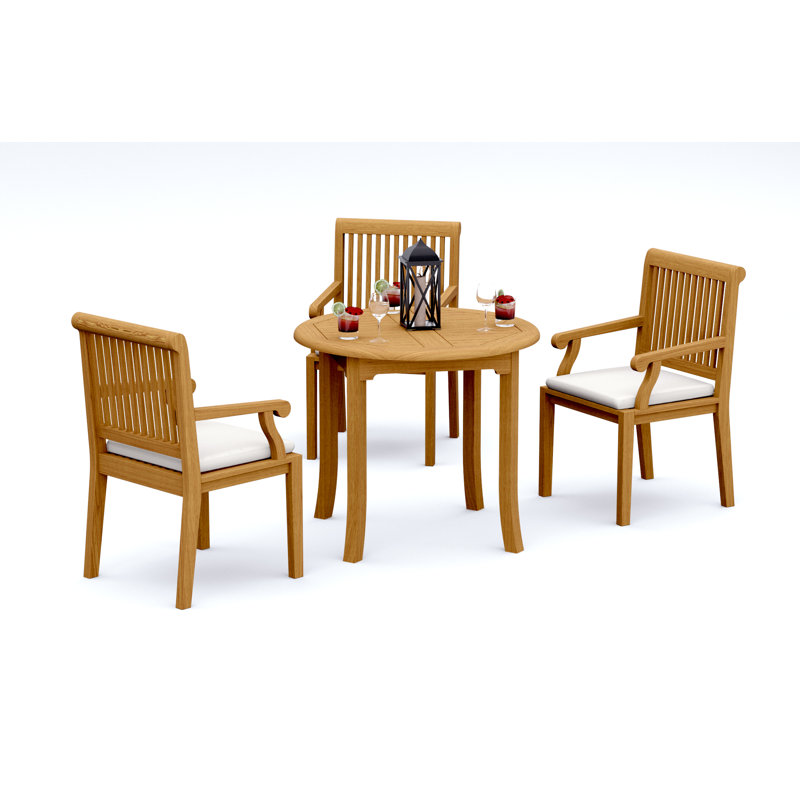 Ensemble repas d'extérieur rond Sack, 3