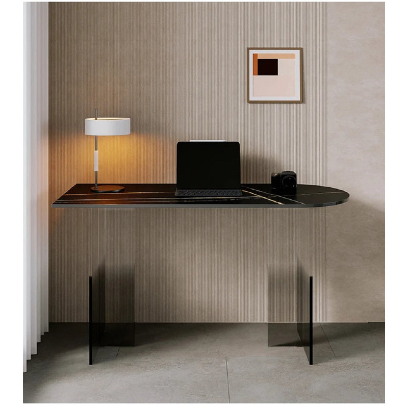 Chrys Glass Base Writing Desk