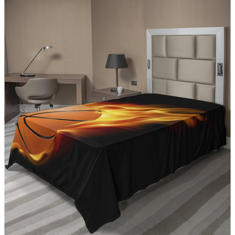Microfiber No Pattern And Not Solid Color Flat Sheet, Twin XL Flat Sheet