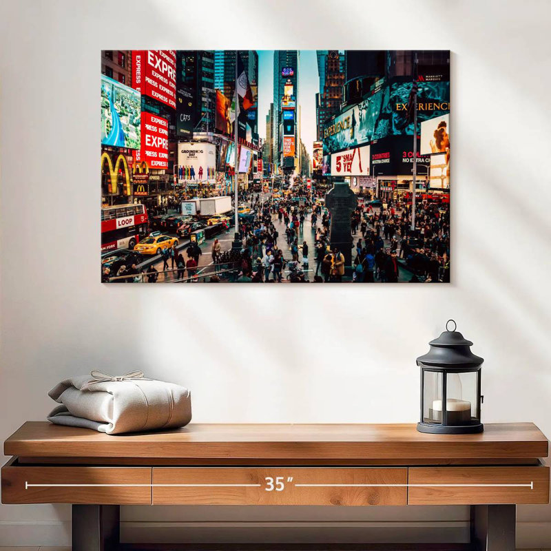 Ravi Iconic Times Square, 16" H x 24" W