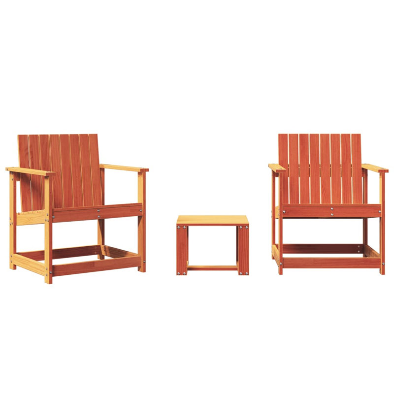 Anacleto Outdoor Garden Chair, Wax Brown