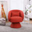 Fauteuil pivotant, fauteuil rond en tissu pour la chambre à coucher du salon-2040088049