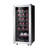 Kalamera 13.6'' W Freestanding 1.8 Cubic Feet Beverage Cooler with Wine Storage