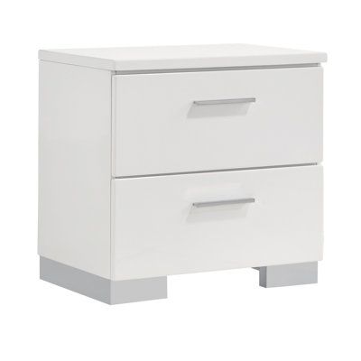 Ahmiah 23.25'' W Solid Wood Nightstand