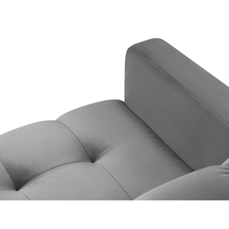 Adoraim Upholstered Armchair, Light Grey, Black