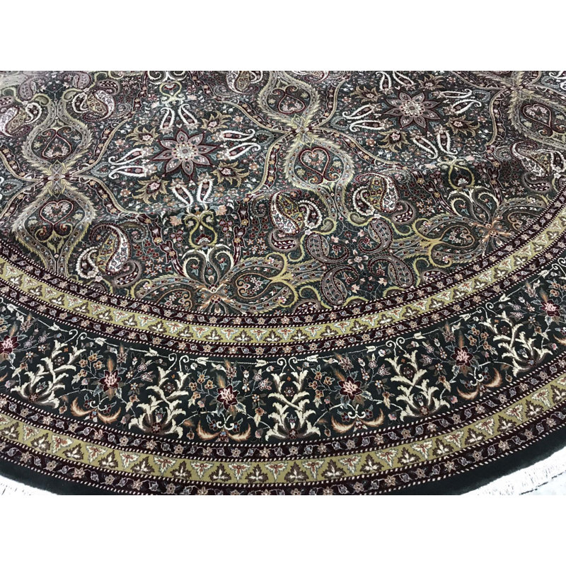 Wool Oriental Area Rug, Round 12'