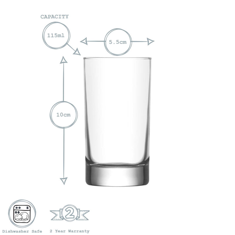 150ml Shot Glass / Shooter, 12