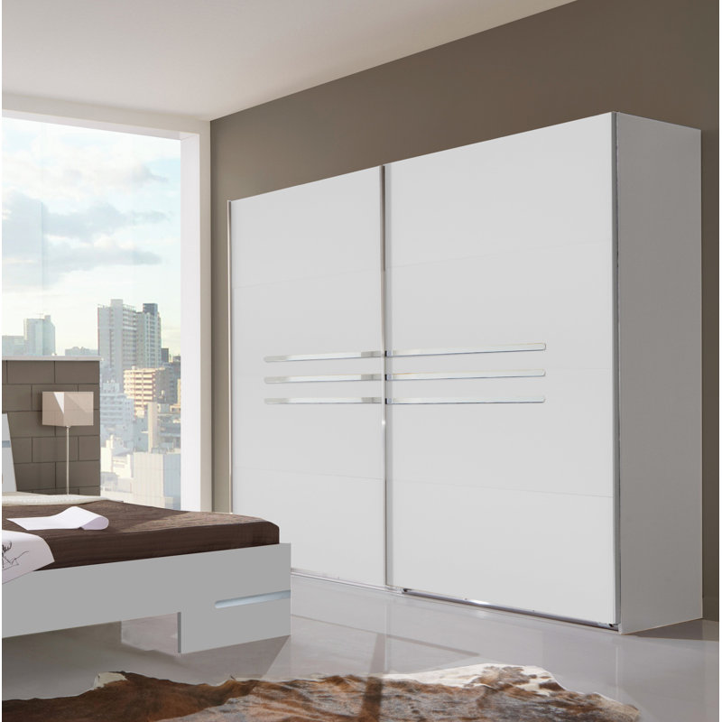 Ioannes 2 Door Wardrobe, Alpine white