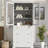 Modern High Freestanding Tall Bathroom Cabinet-58912027
