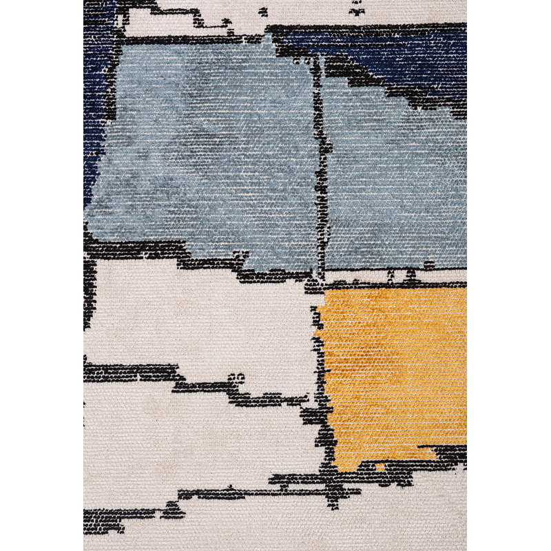 Rapture Abstract Area Rug, Rectangle 6'7" x 9'10"