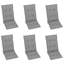 Chaise de jardin en bois de teck massif avec coussins-63514433